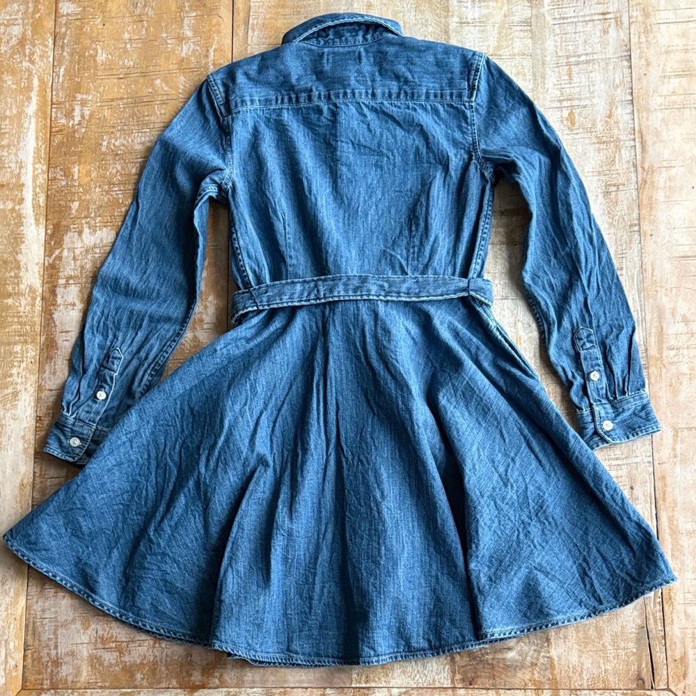 NWOT Ralph Lauren Denim Shirt Dress size 14 - Picture 7 of 7